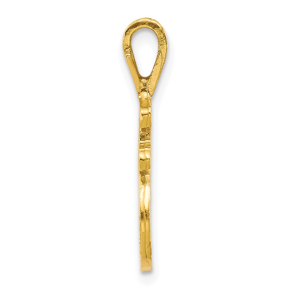 10k Initial F Pendant (10C767F)