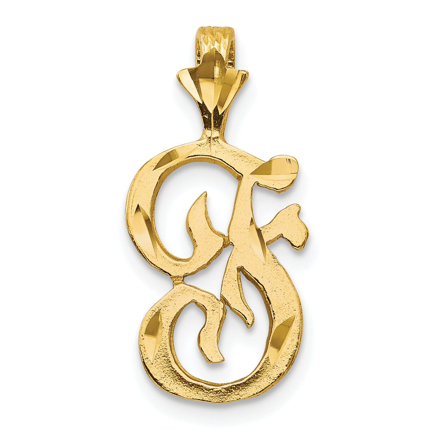 10k Initial F Pendant (10C767F)