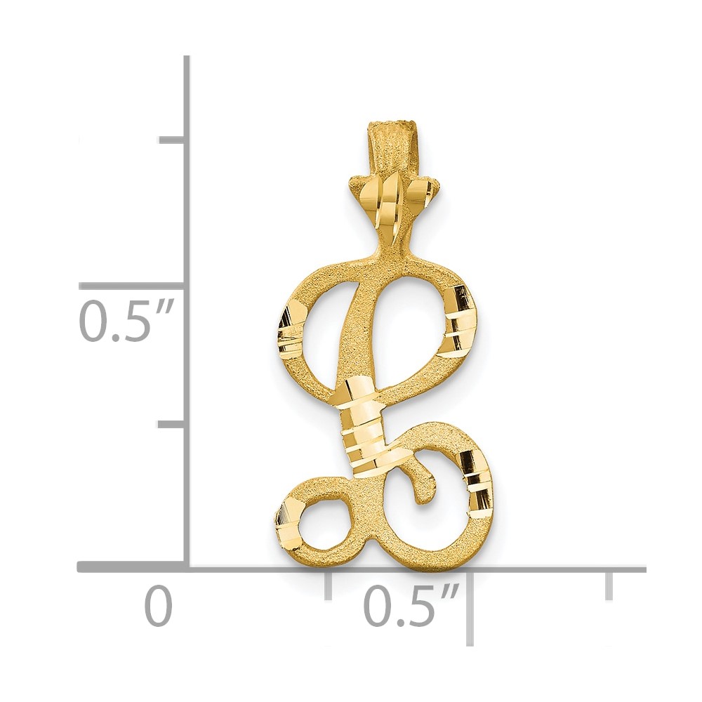 10k Initial L Pendant (10C767L)