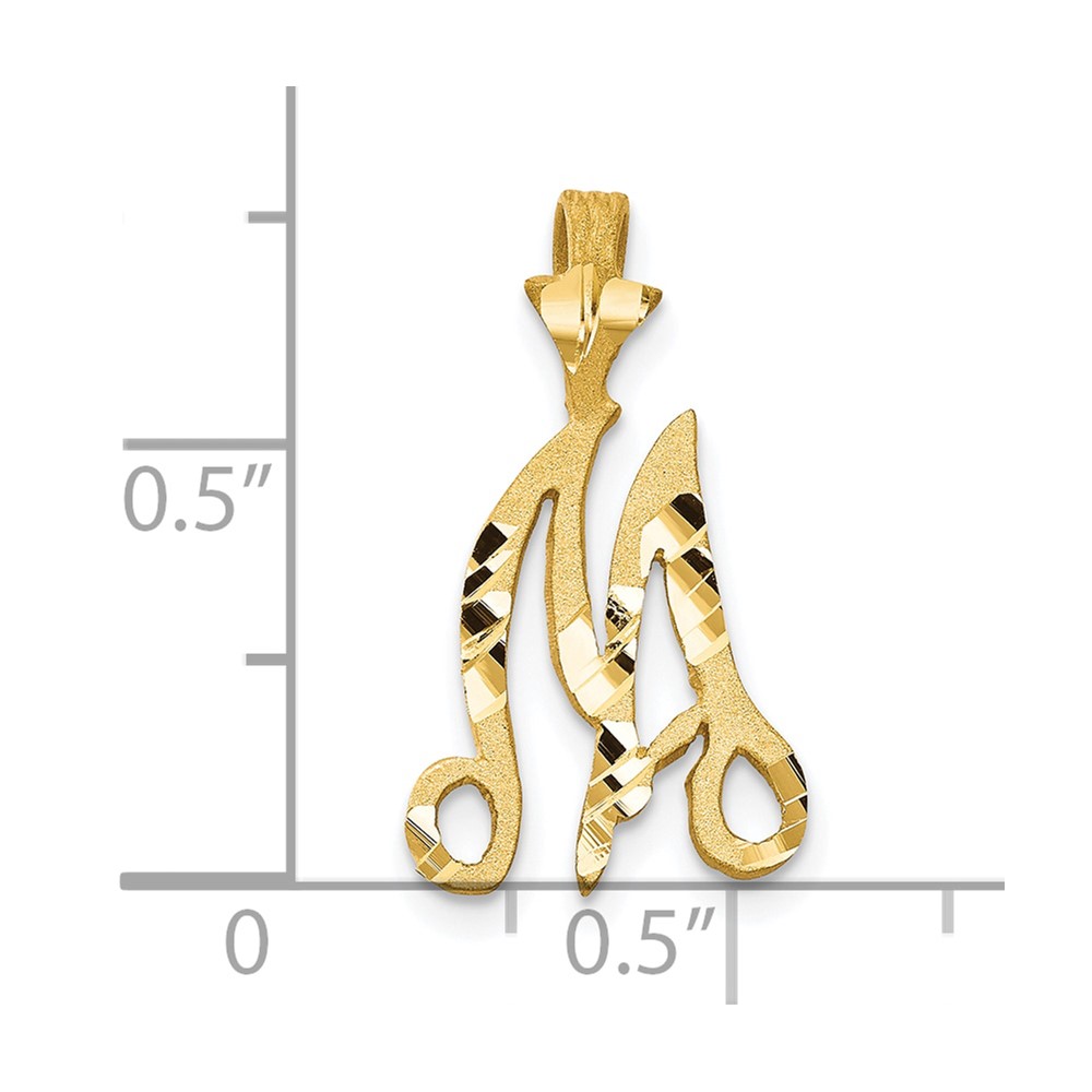 10k Initial M Pendant (10C767M)