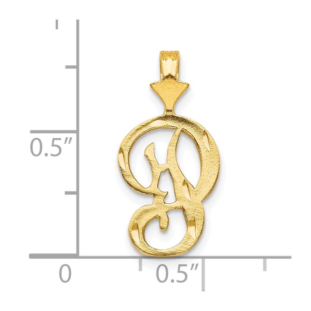 10k Initial P Pendant (10C767P)