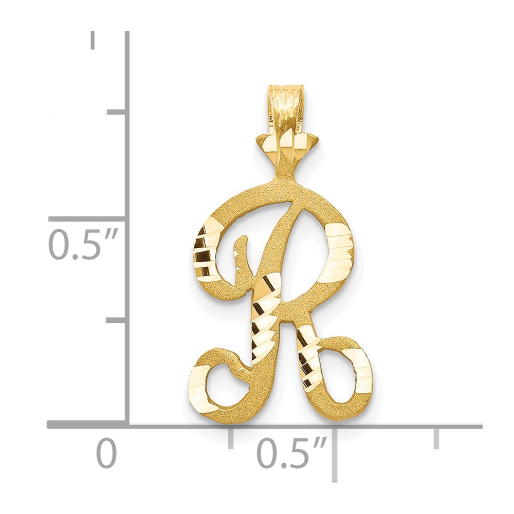 10k Initial R Pendant (10C767R)