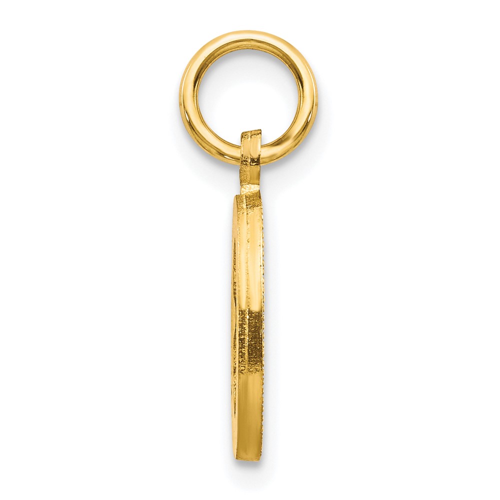 10k Initial O Charm (10C768O)