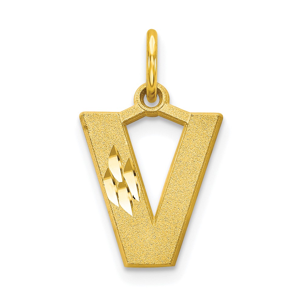 10k Initial V Charm (10C768V)
