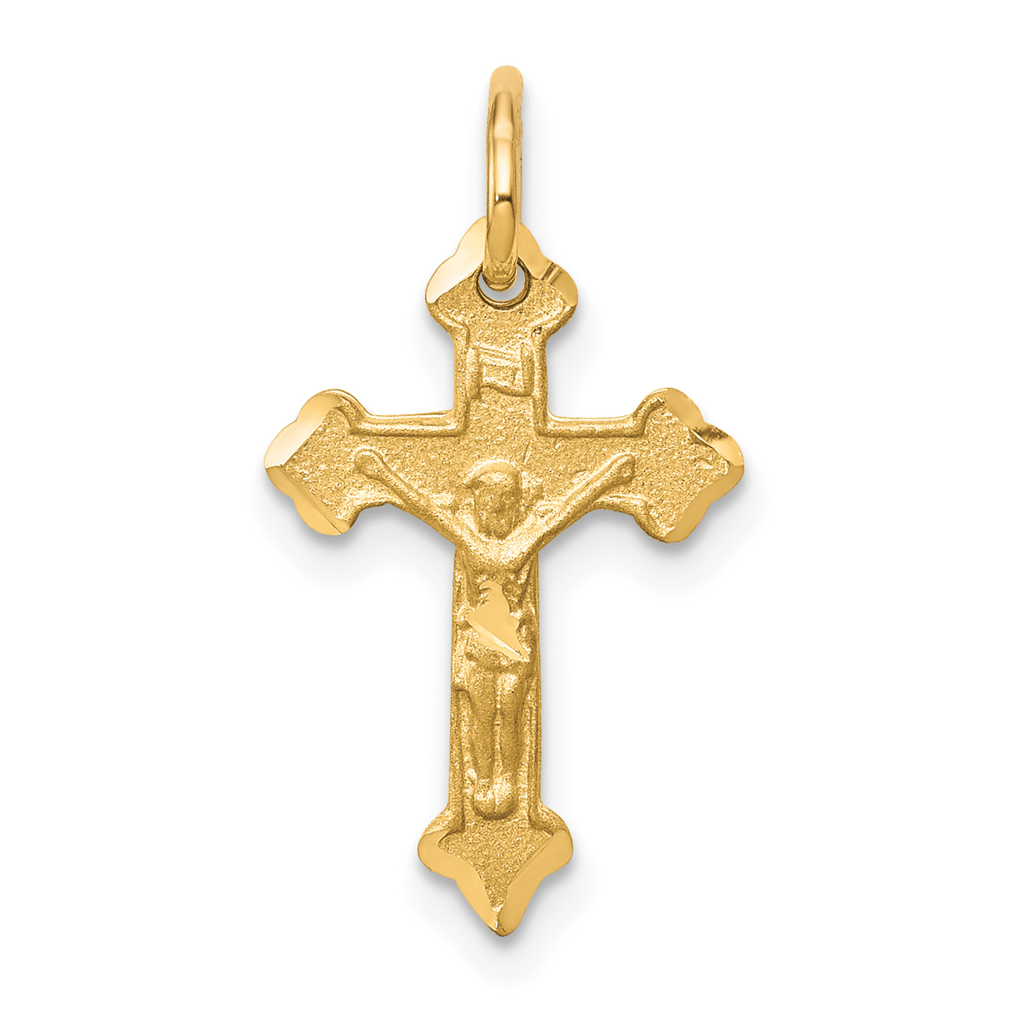10K Crucifix Charm (10C77)