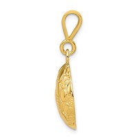 10K Yellow Gold Soccer Ball Charm view 2