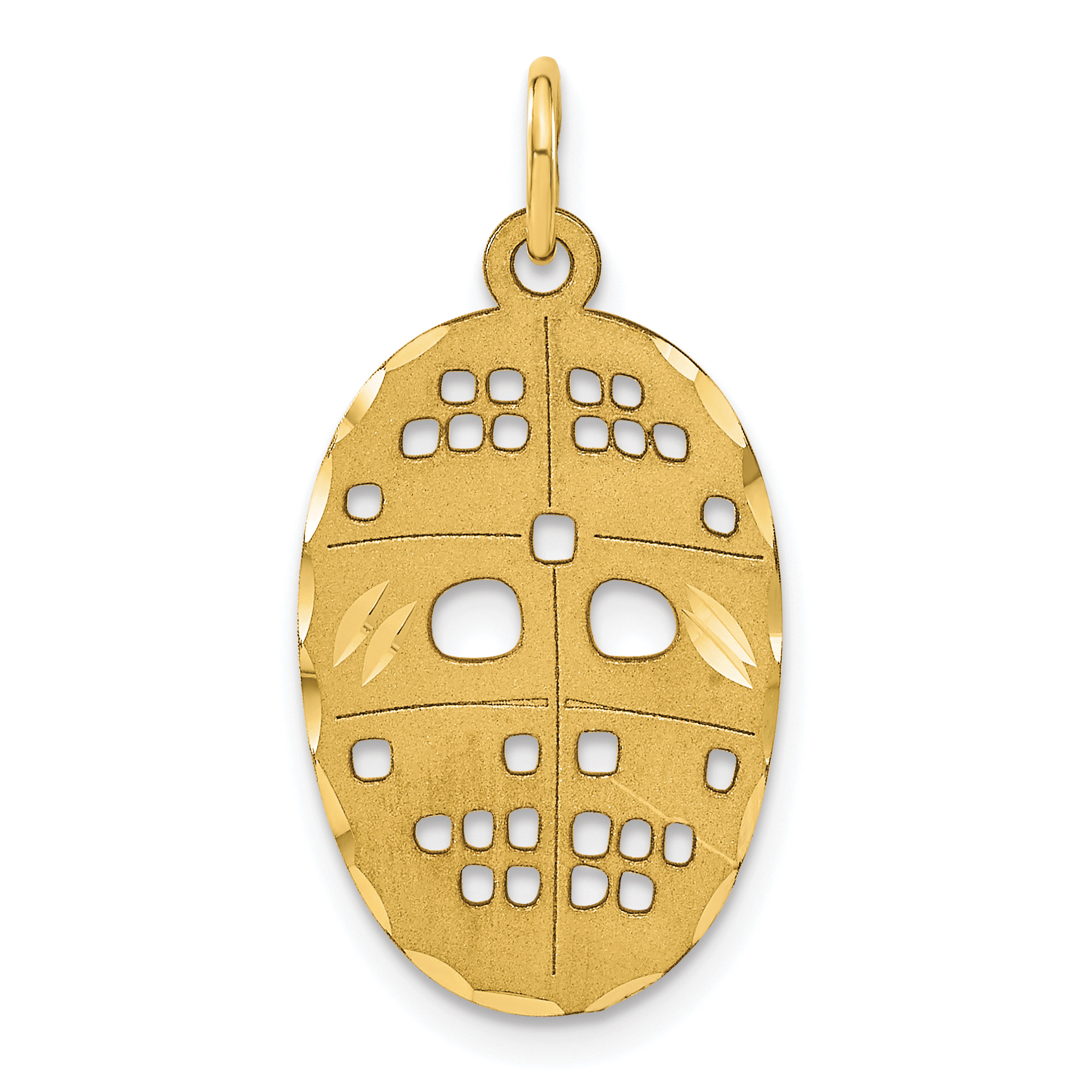 10k Hockey Mask Charm (10C843)