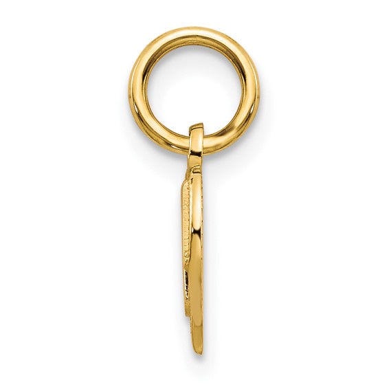 Gold Heart with MOM Charm