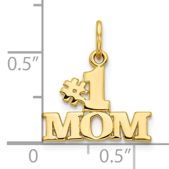 Gold #1 MOM Charm