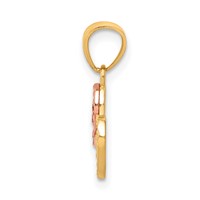 10K Two-Tone Small 15 Anos Charm view 2