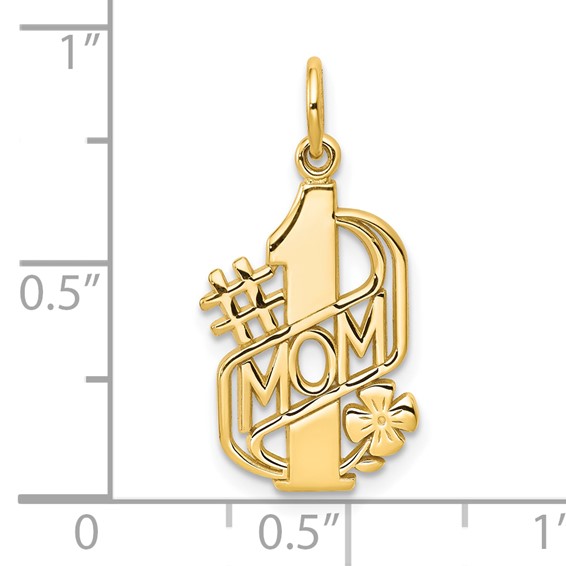Gold #1 MOM Charm