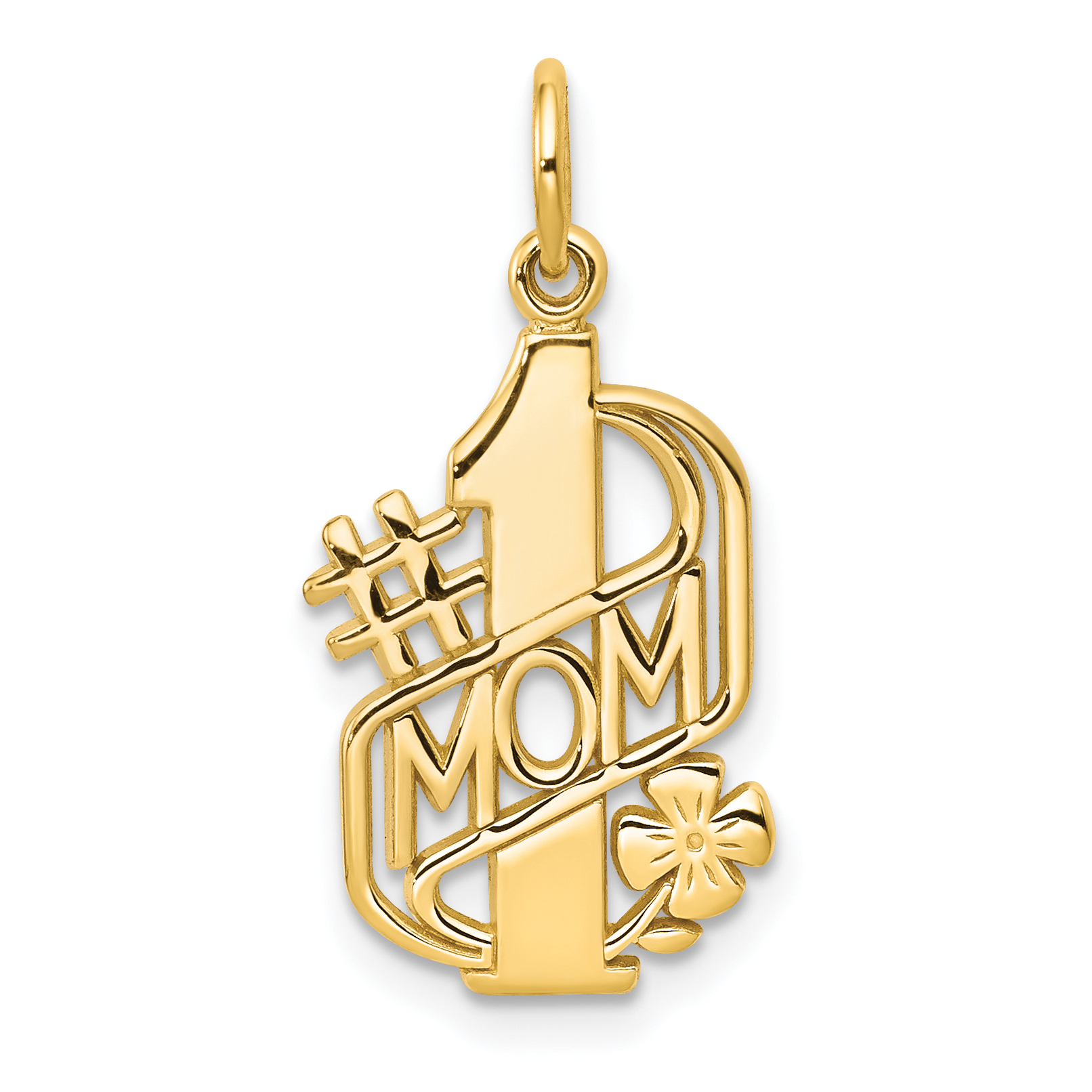 10K #1 MOM Charm (10C97)