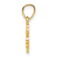 10K Yellow Gold 4-Leaf Clover Charm view 2