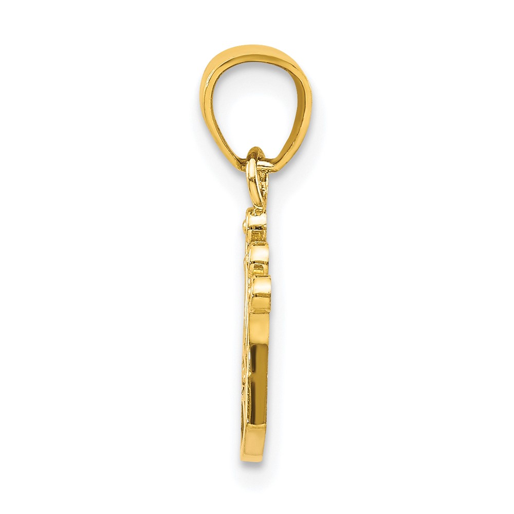 10k Crown Charm (10C988)