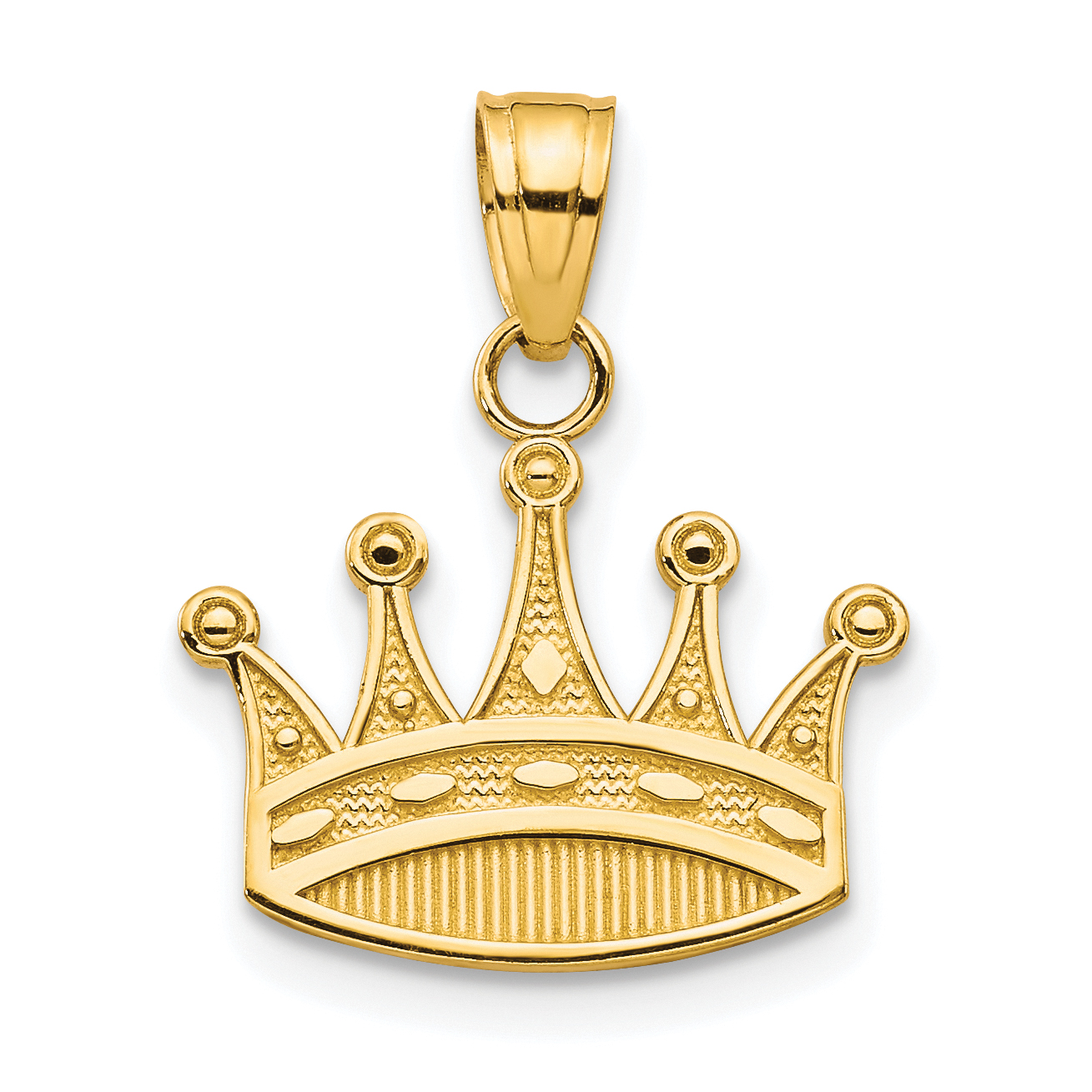 10k Crown Charm (10C988)