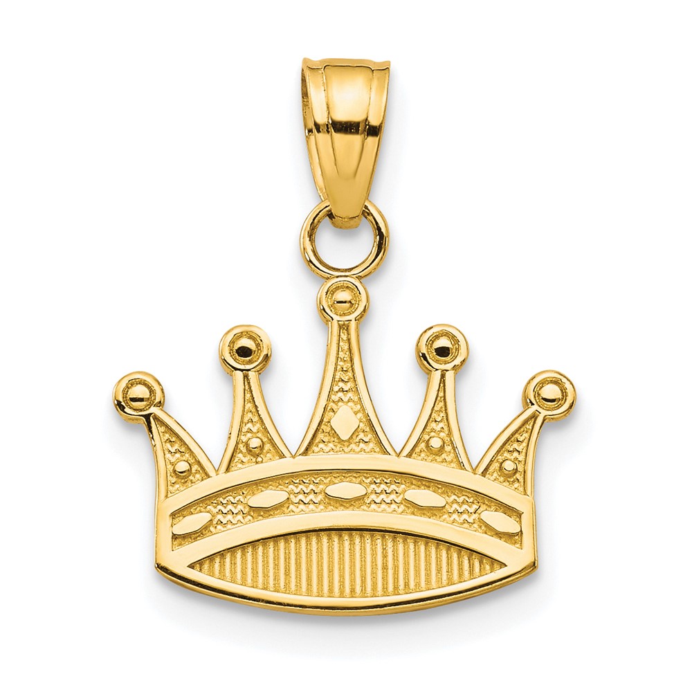 10k Crown Charm (10C988)