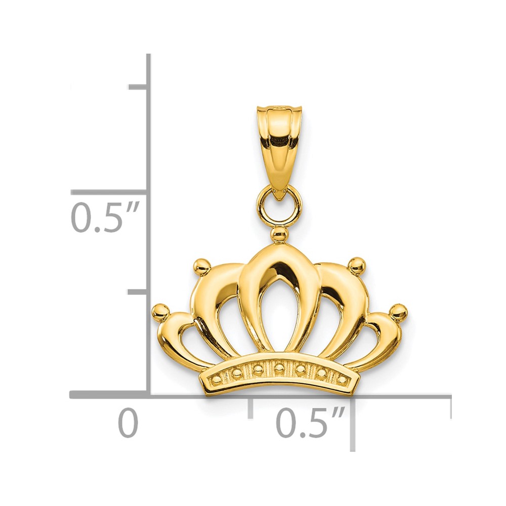 10k Crown Charm (10C989)