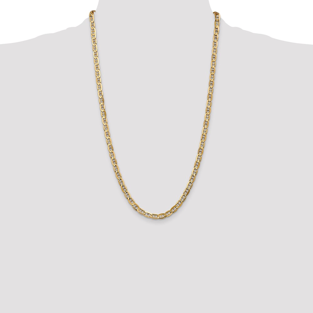 10K 5.25mm Concave Anchor Chain (10CCA140-26)