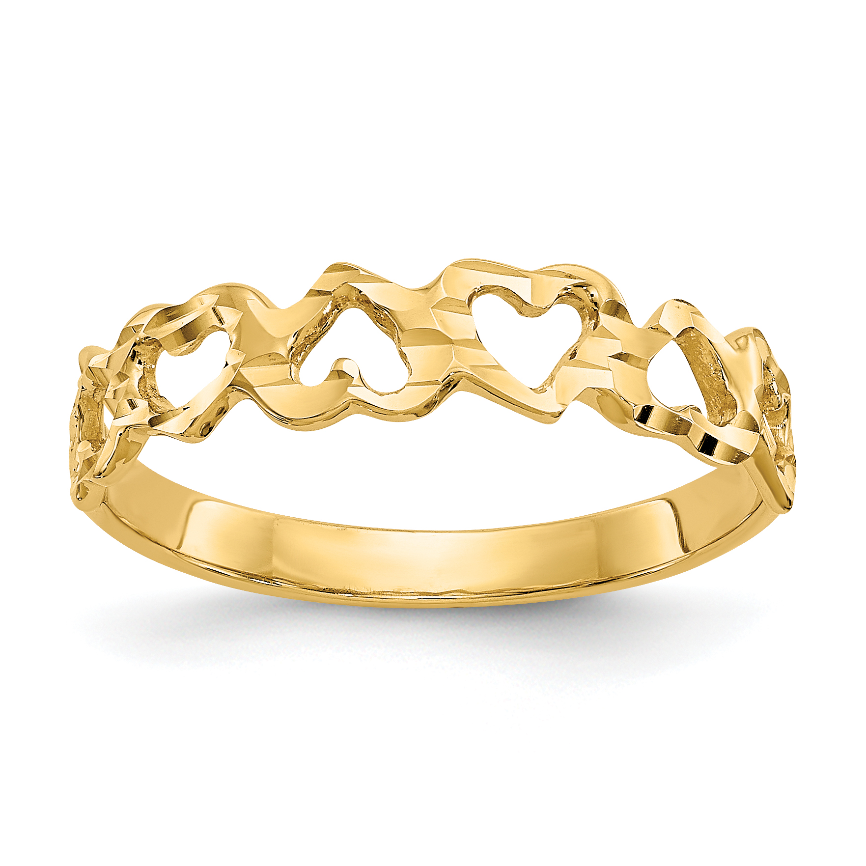 10K Heart Ring (10CH241)