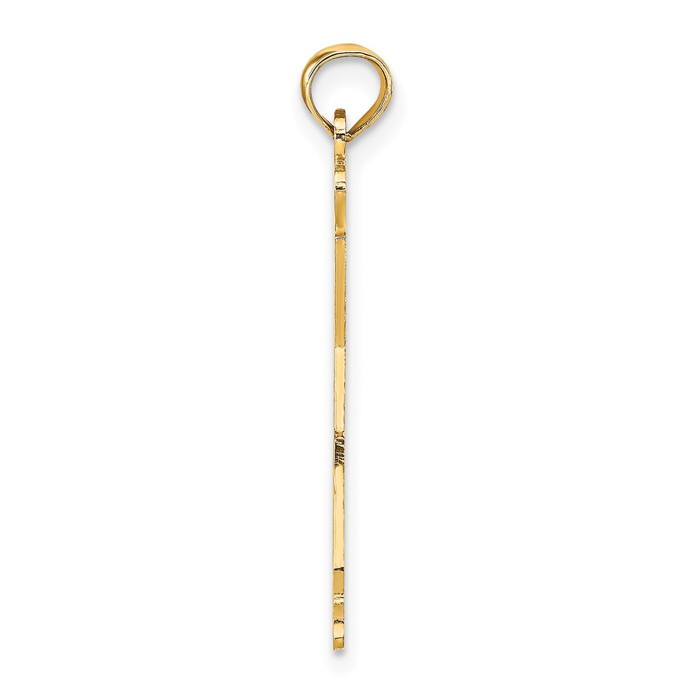 10K Solid California State Pendant (10D1152)