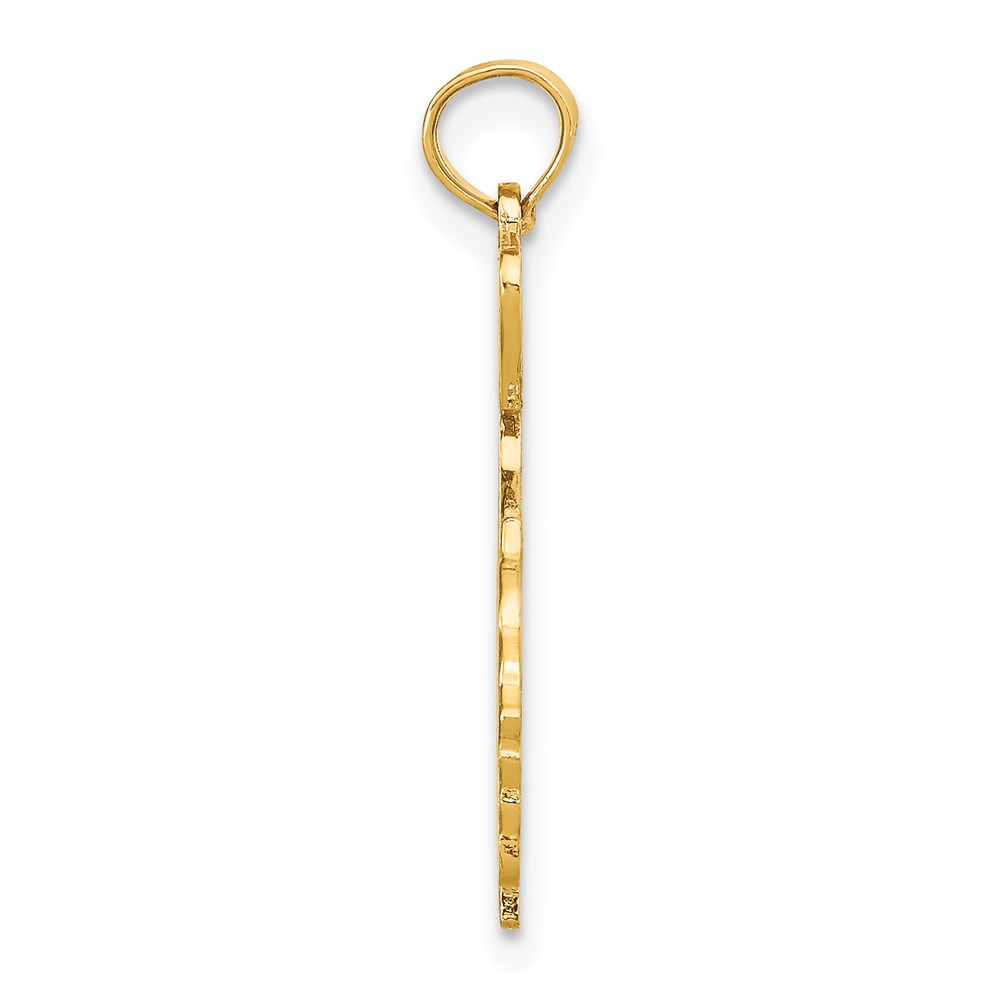 10K Solid Georgia State Pendant (10D1157)