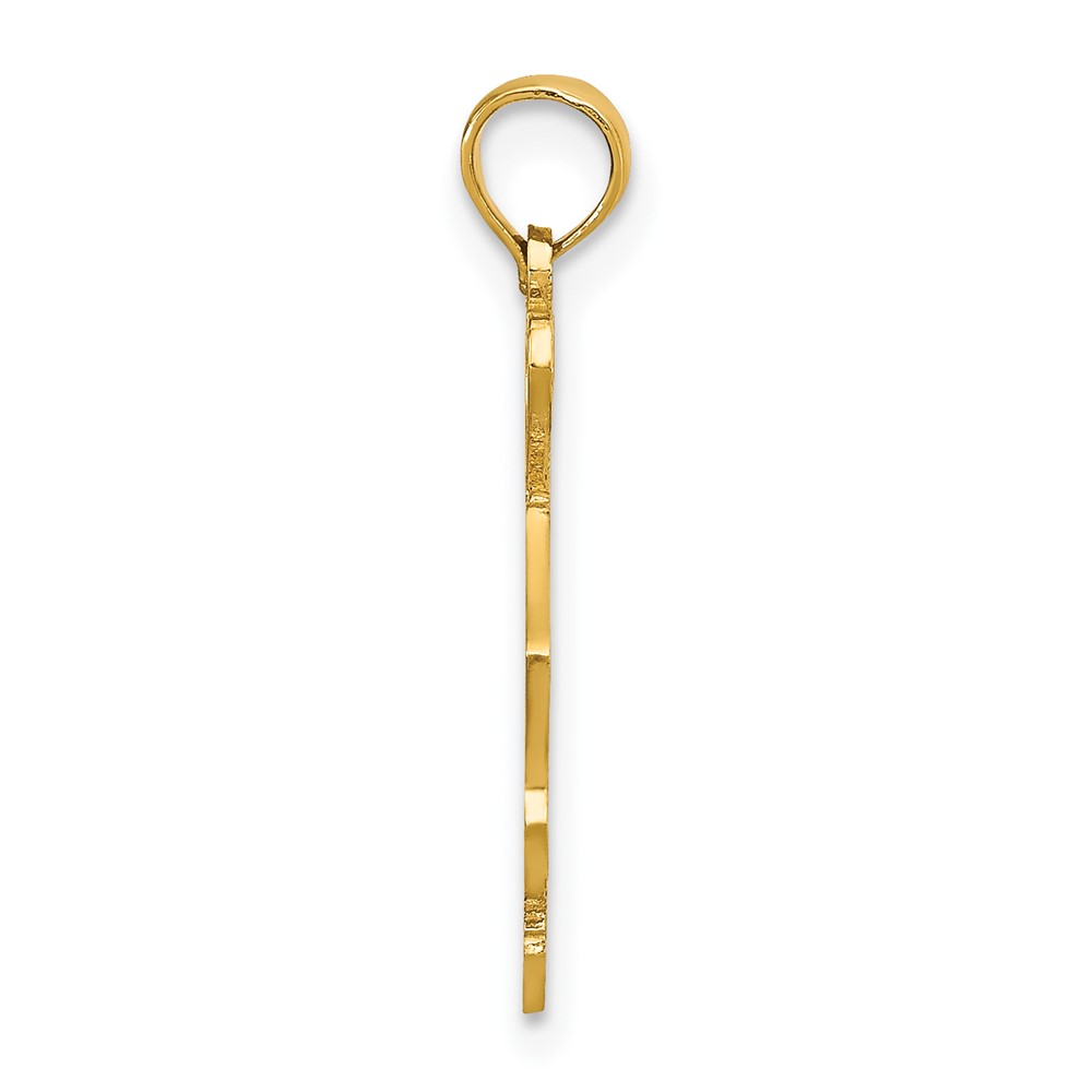 10K Solid South Carolina State Pendant (10D1187)