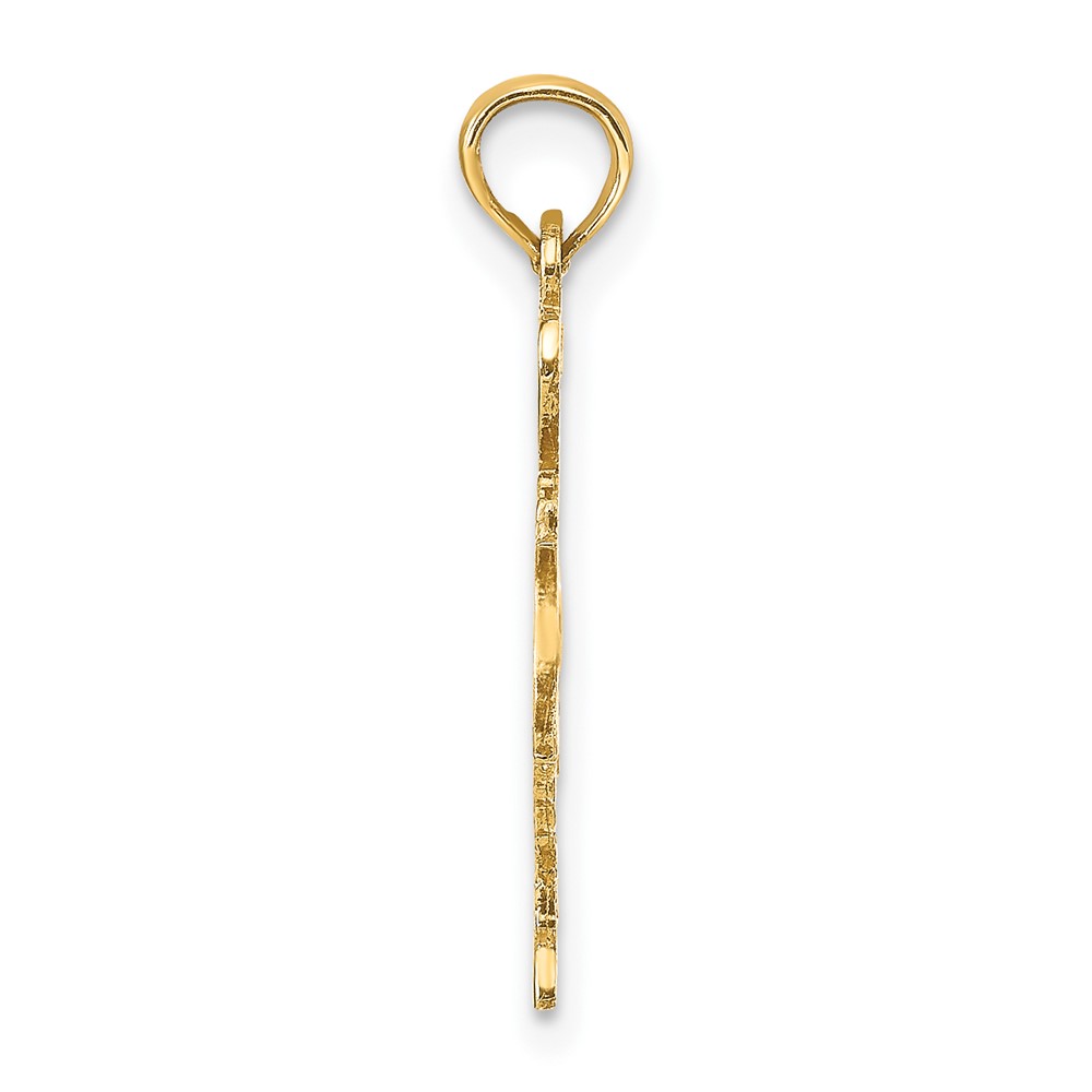 10K Solid Texas State Pendant (10D1190)