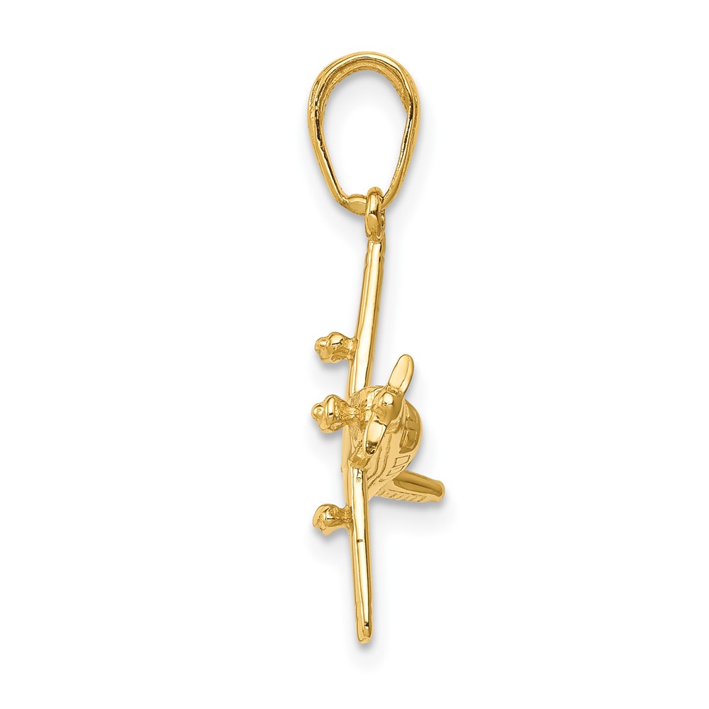 10k 3-D Low-Wing Airplane Pendant (10D1225)