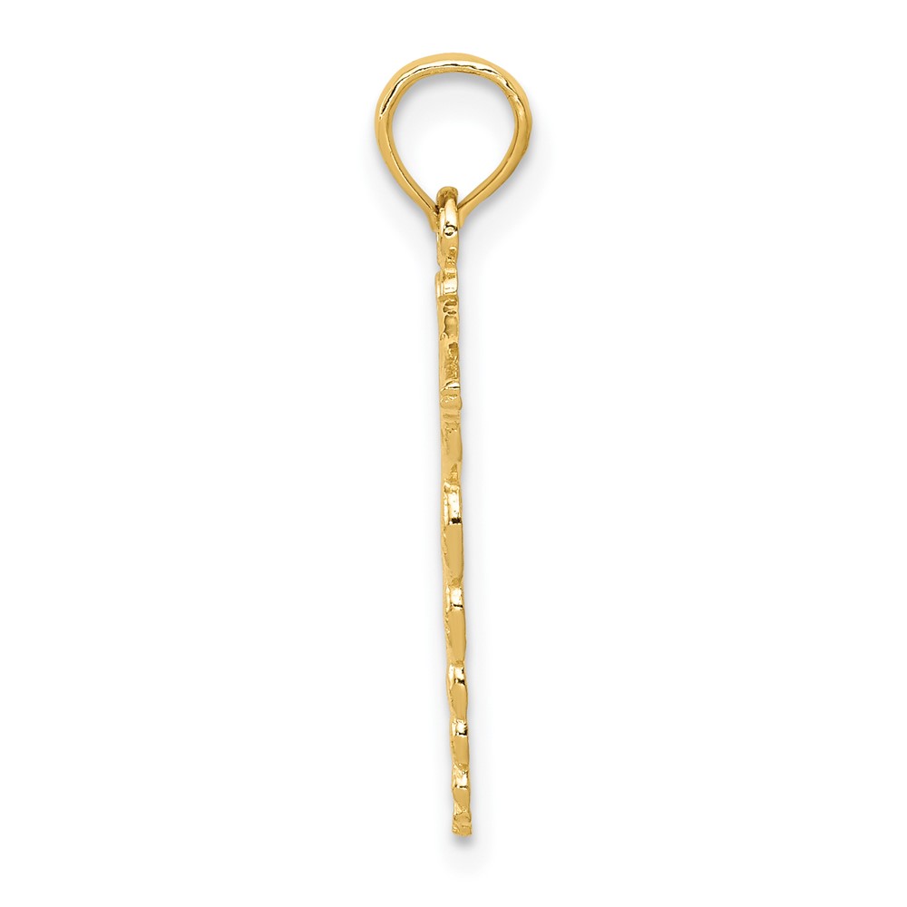 10k Caduceus Pendant (10D1236)
