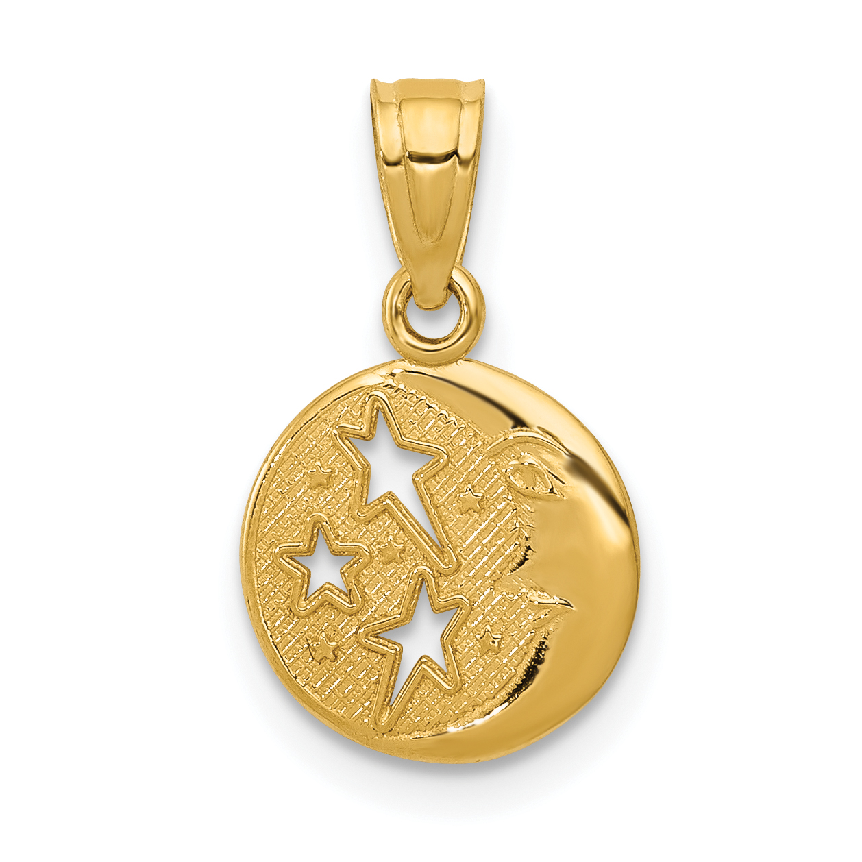10k Moon & Stars Pendant (10D1261)