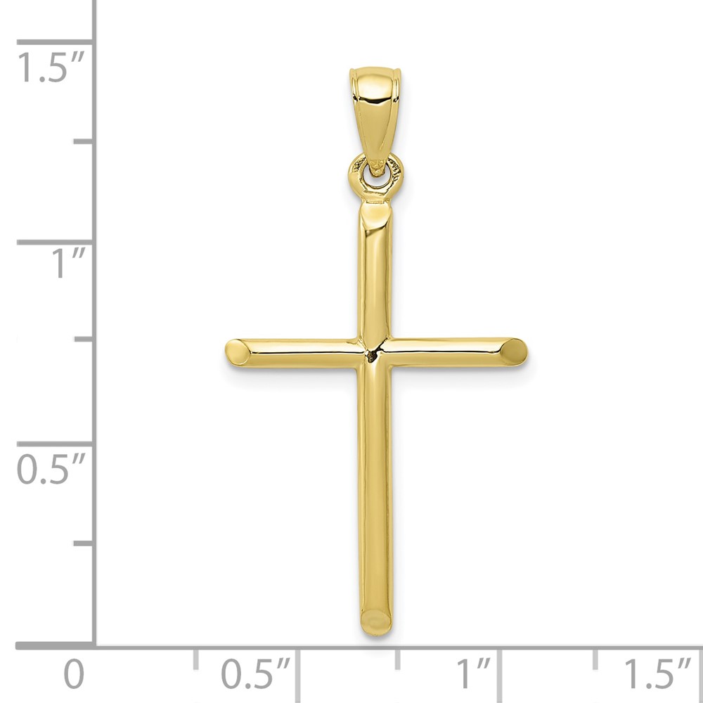 10k Tubular Cross Pendant (10D1660)