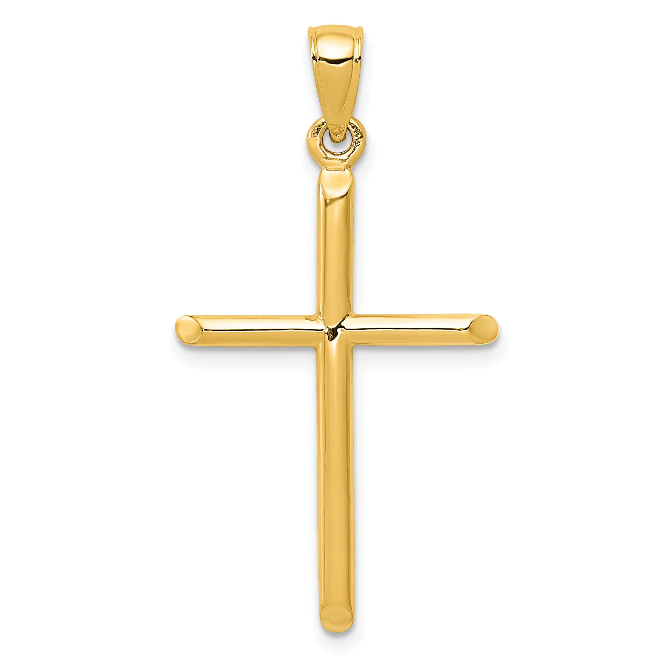 10k Tubular Cross Pendant (10D1660)