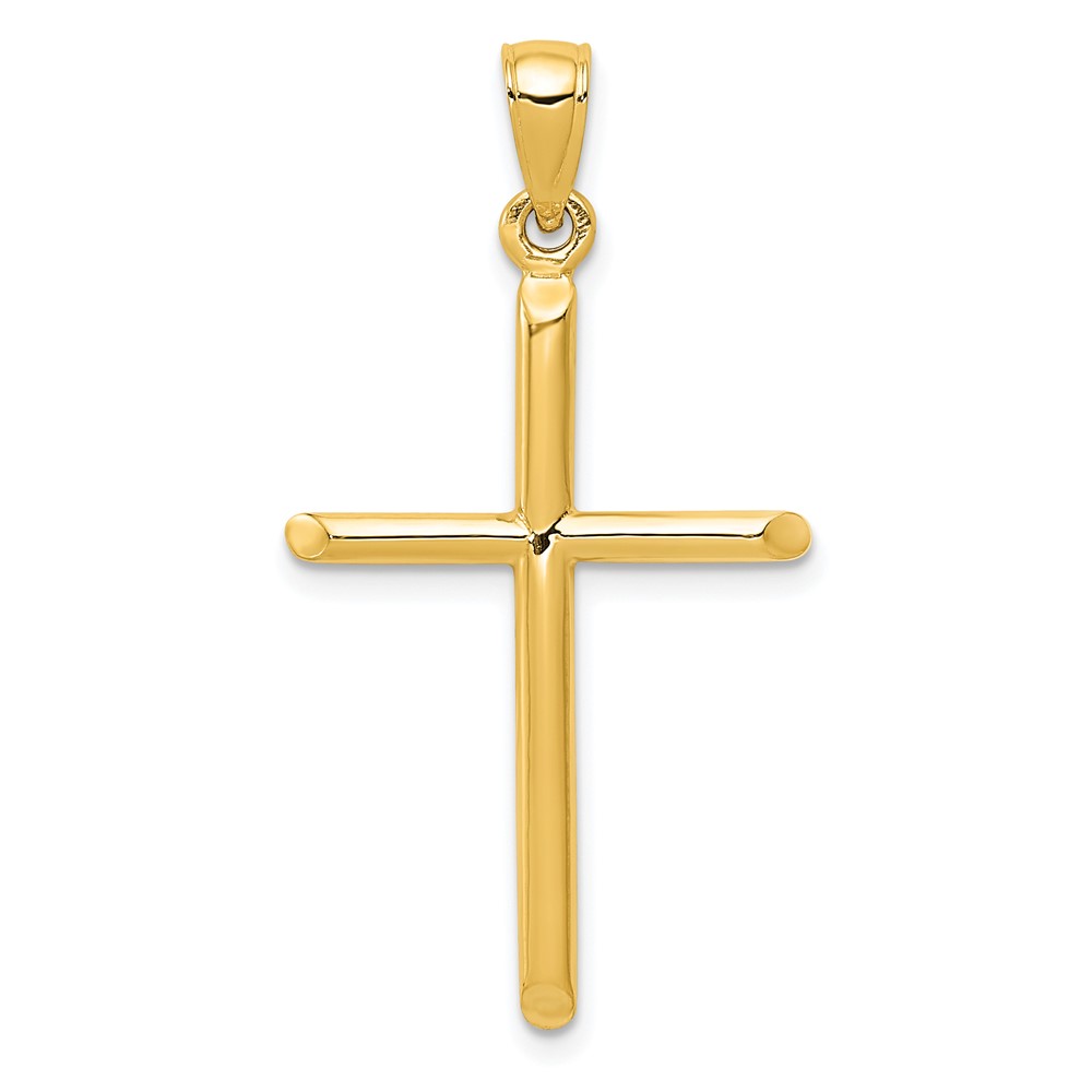 10k Tubular Cross Pendant (10D1660)