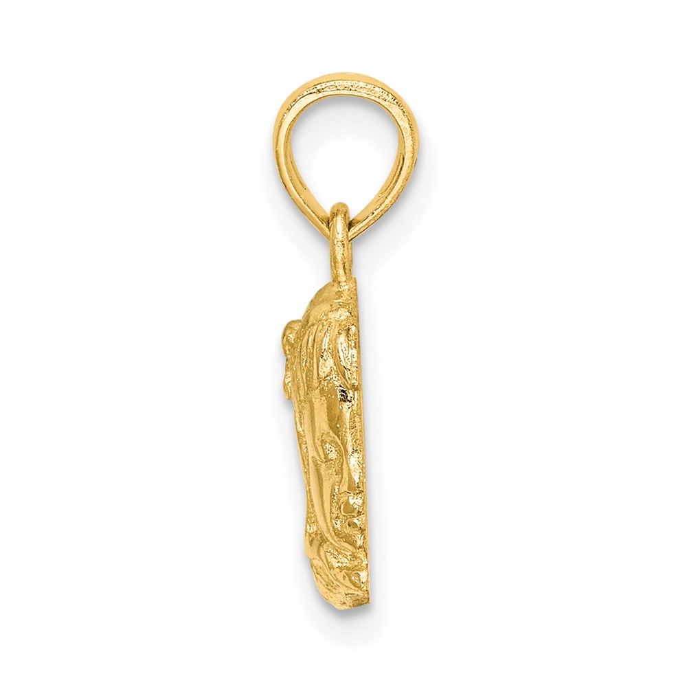 10k Girl Head Charm (10D1717)