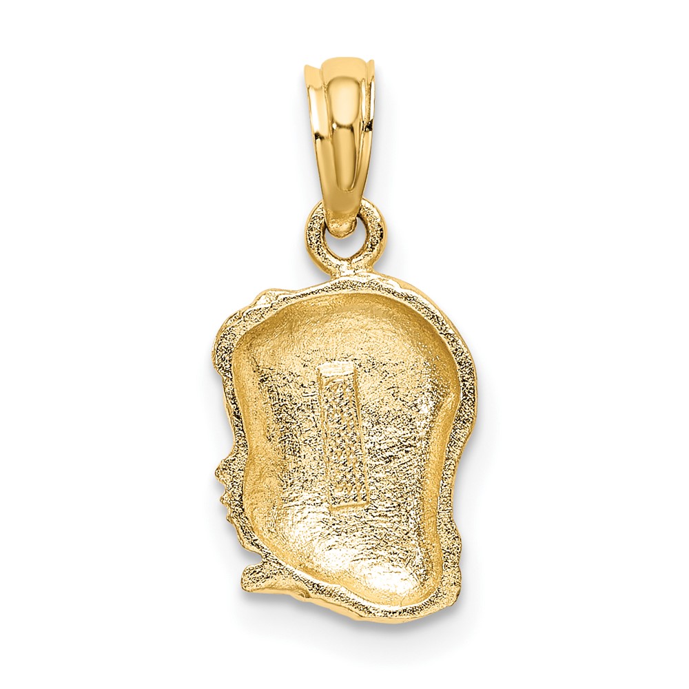 10k Girl Head Charm (10D1717)