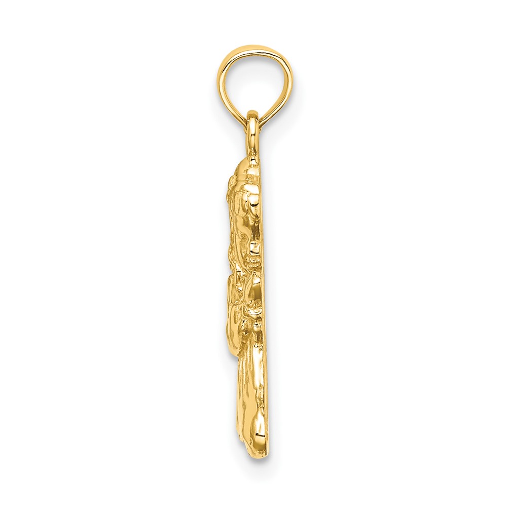 10k Praying Girl Charm (10D1721)