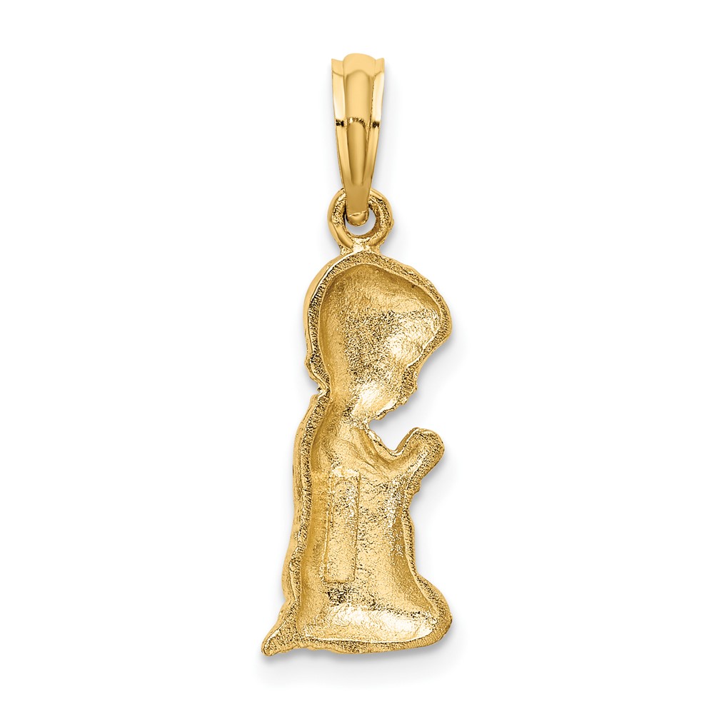 10k Praying Boy Charm (10D1722)