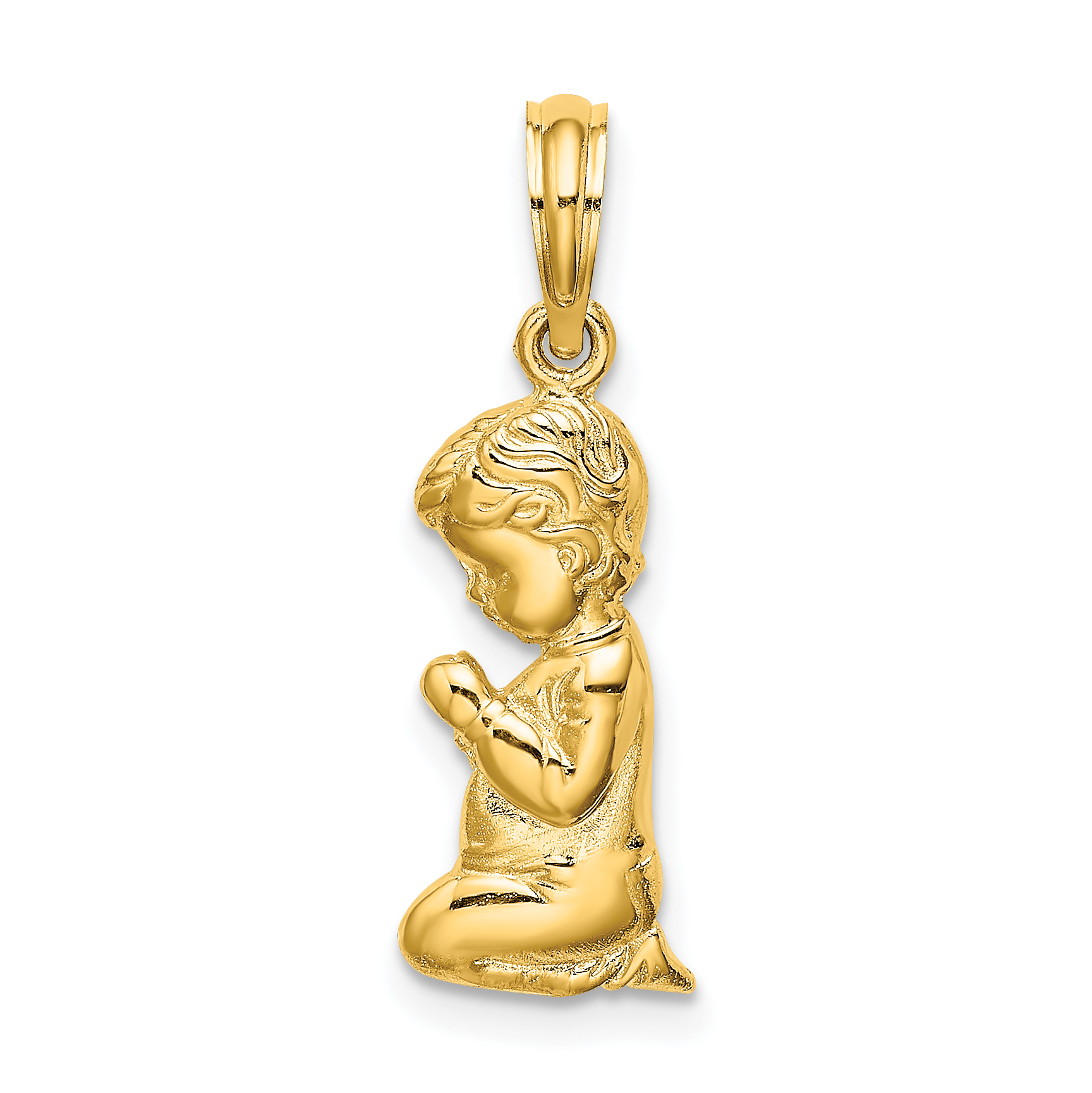 10k Praying Boy Charm (10D1722)