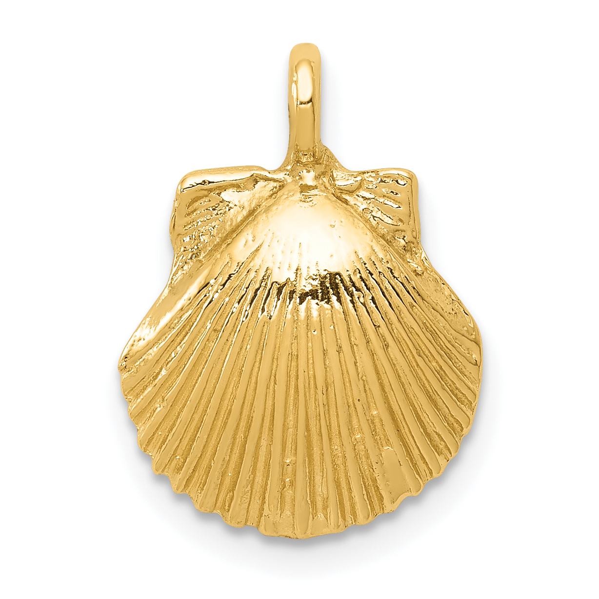 10k Seashell Pendant (10D2992)