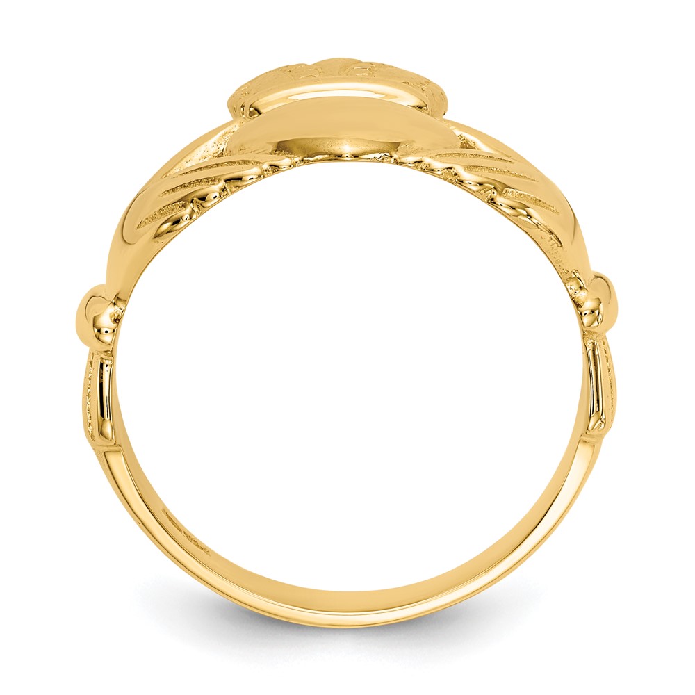 10k Men's Claddagh Ring (10D3113)
