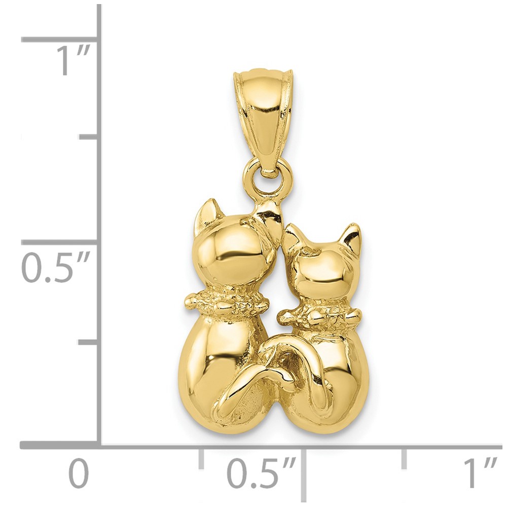10K Cat Pendant (10D3437)