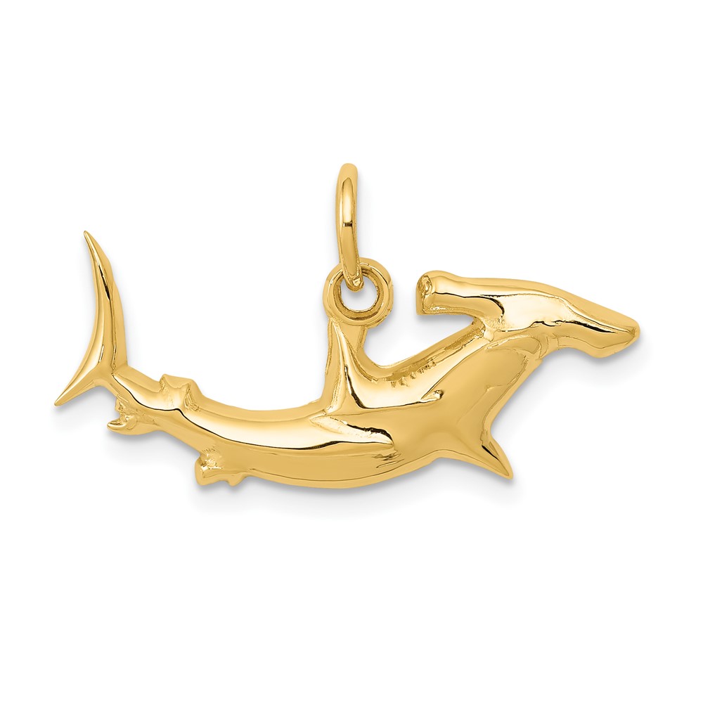 10k Hammerhead Shark Charm (10D3450)
