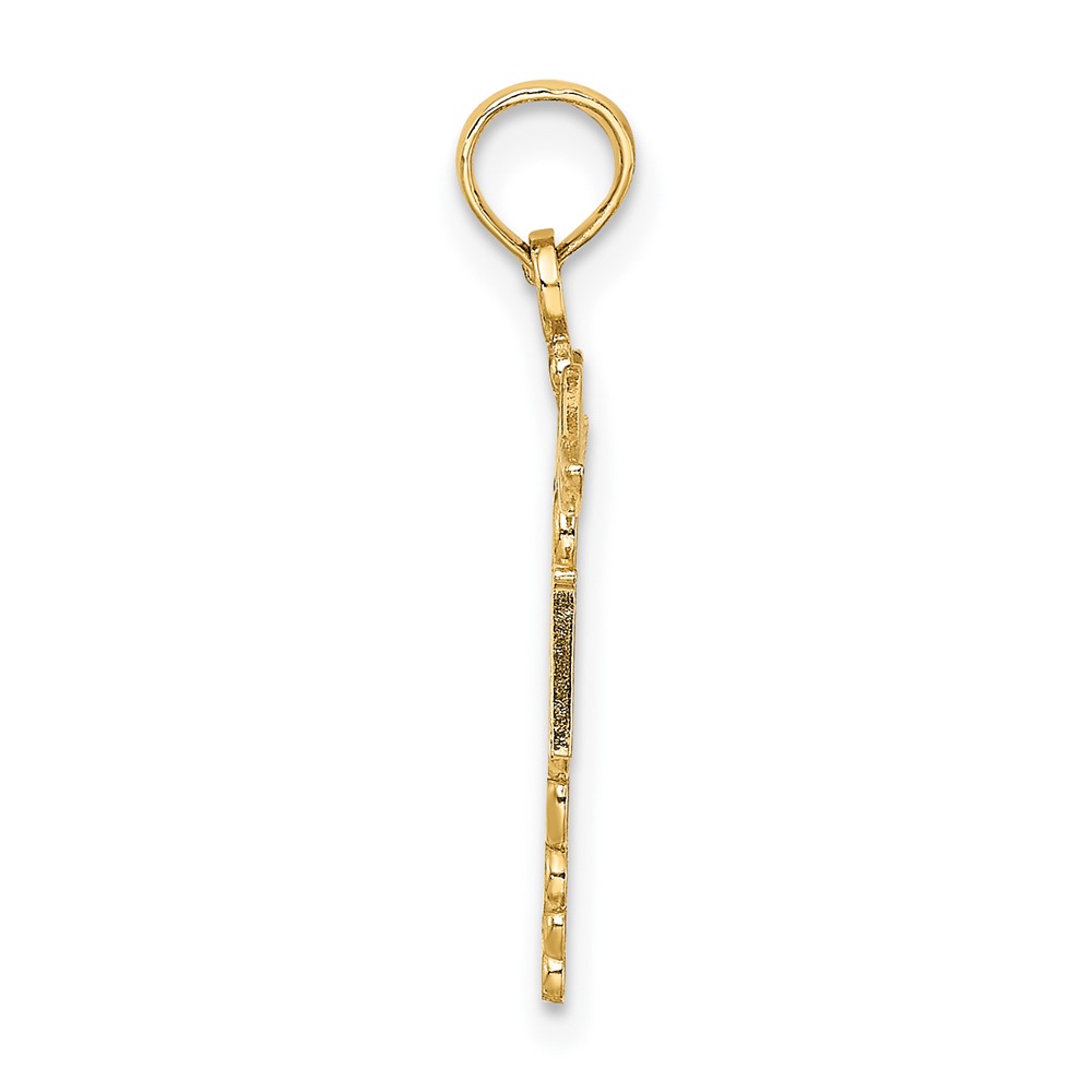 10K RN Caduceus Pendant (10D3483)