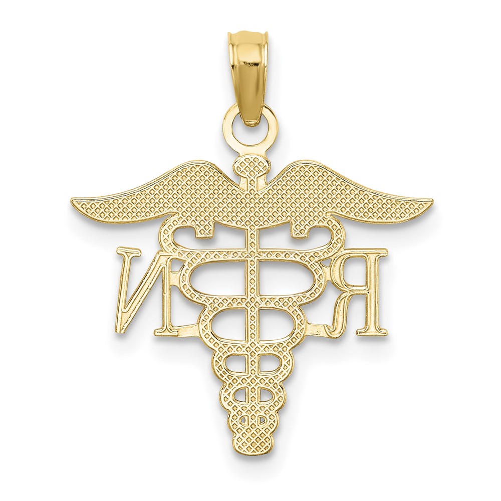 10K RN Caduceus Pendant (10D3483)