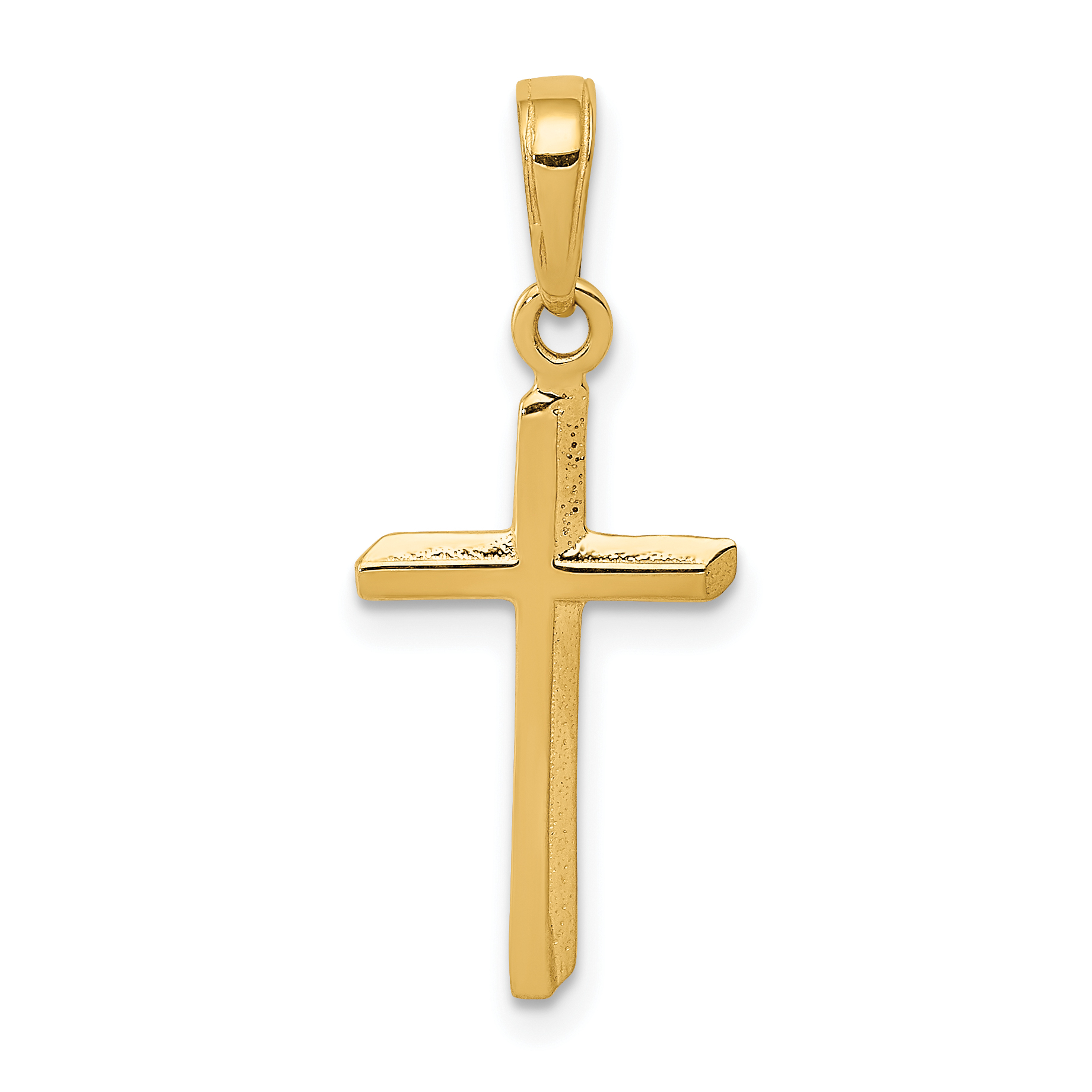 10k Polished Cross Pendant (10D3489)