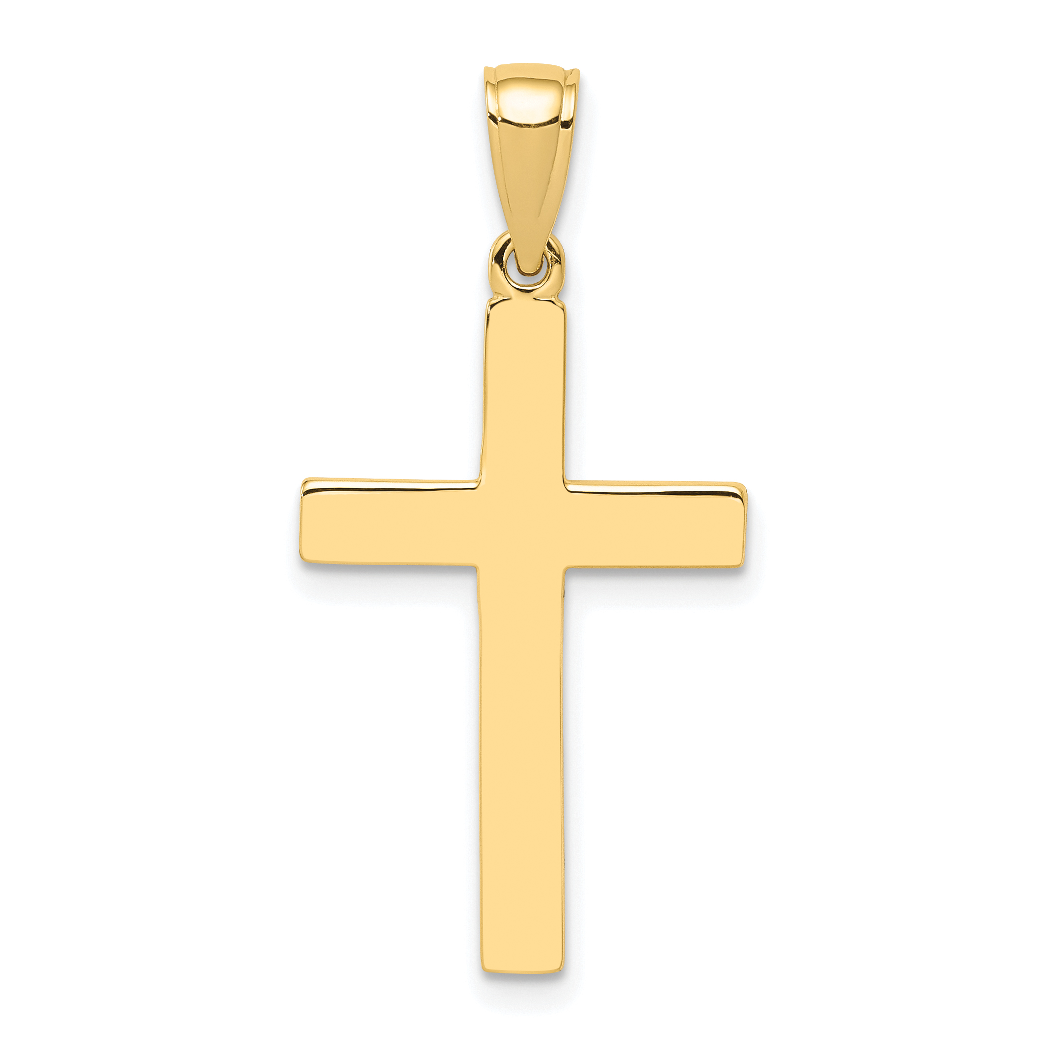 10k Polished Cross Pendant (10D3495)