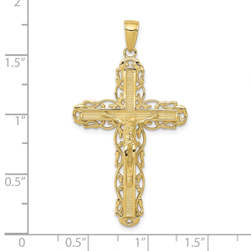 10k Crucifix Pendant (10D3648)