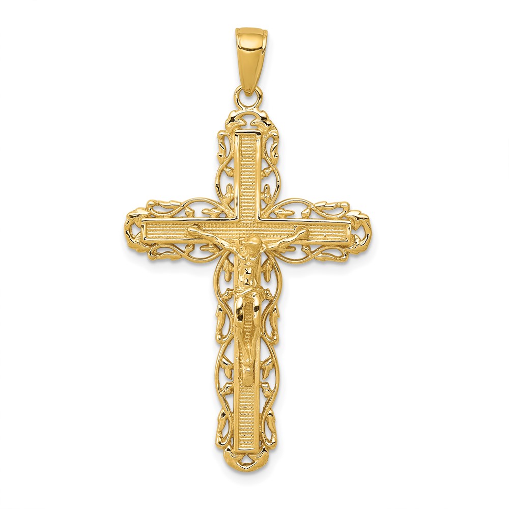 10k Crucifix Pendant (10D3648)