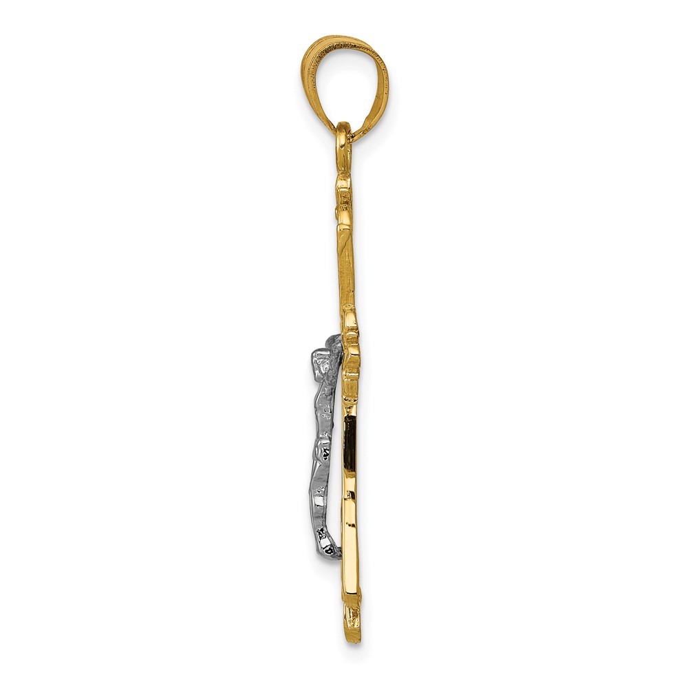 10K Two-tone Pendant (10D3649)