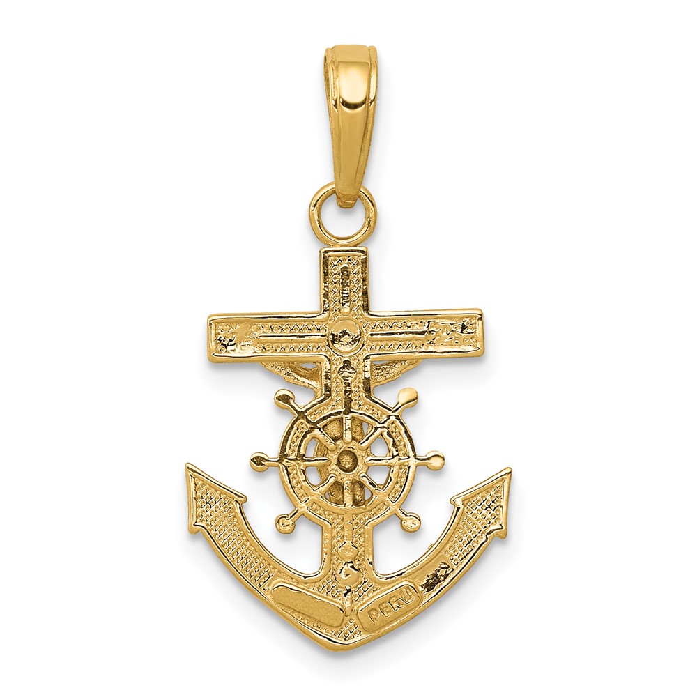 10k Mariners Crucifix Pendant (10D3698)